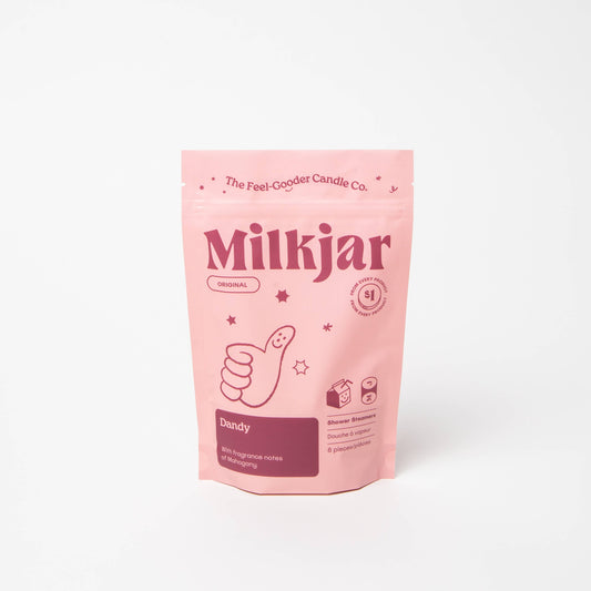 Milk Jar - Dandy Shower Steamers - Mahogany