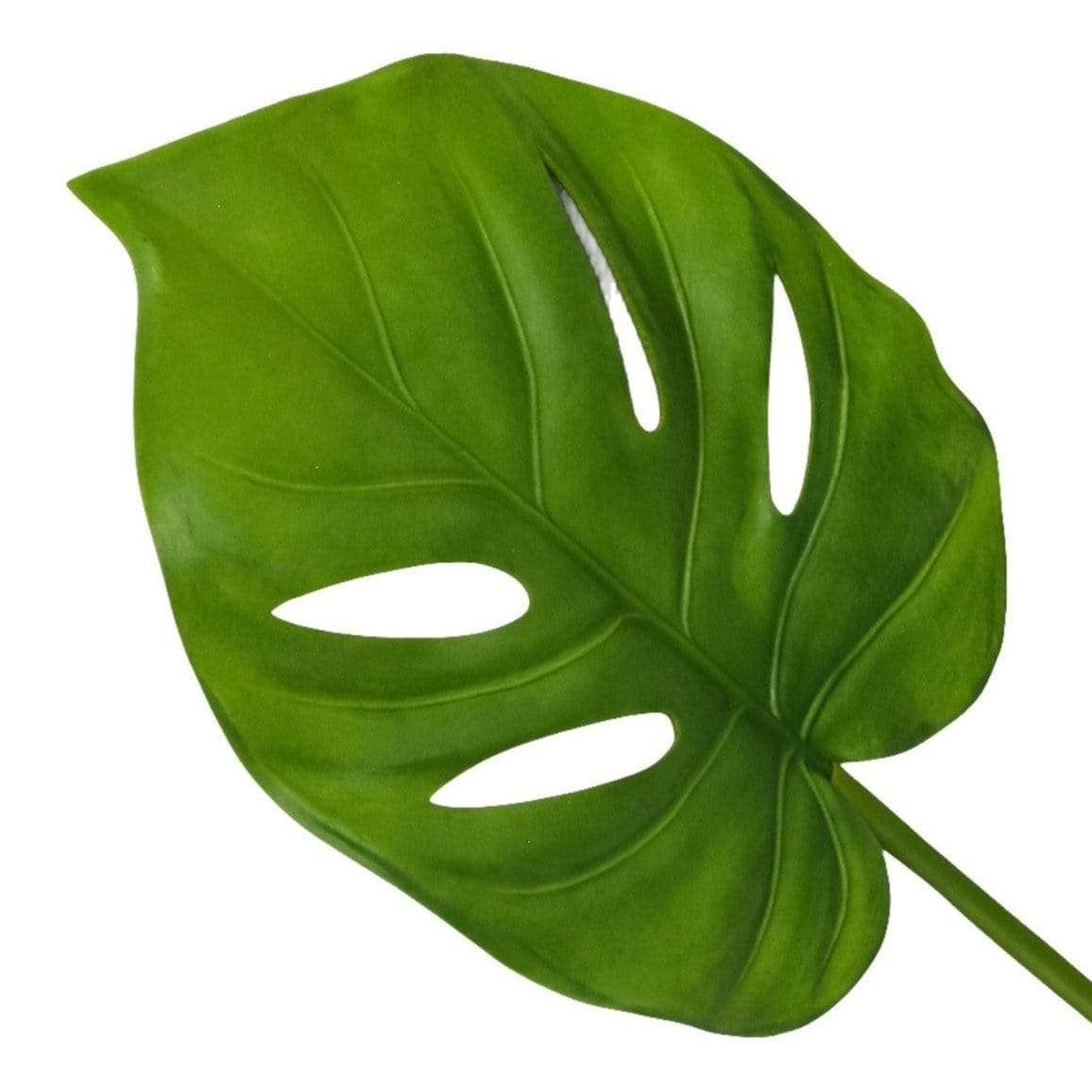 Single Cheese Plant Faux Leaf