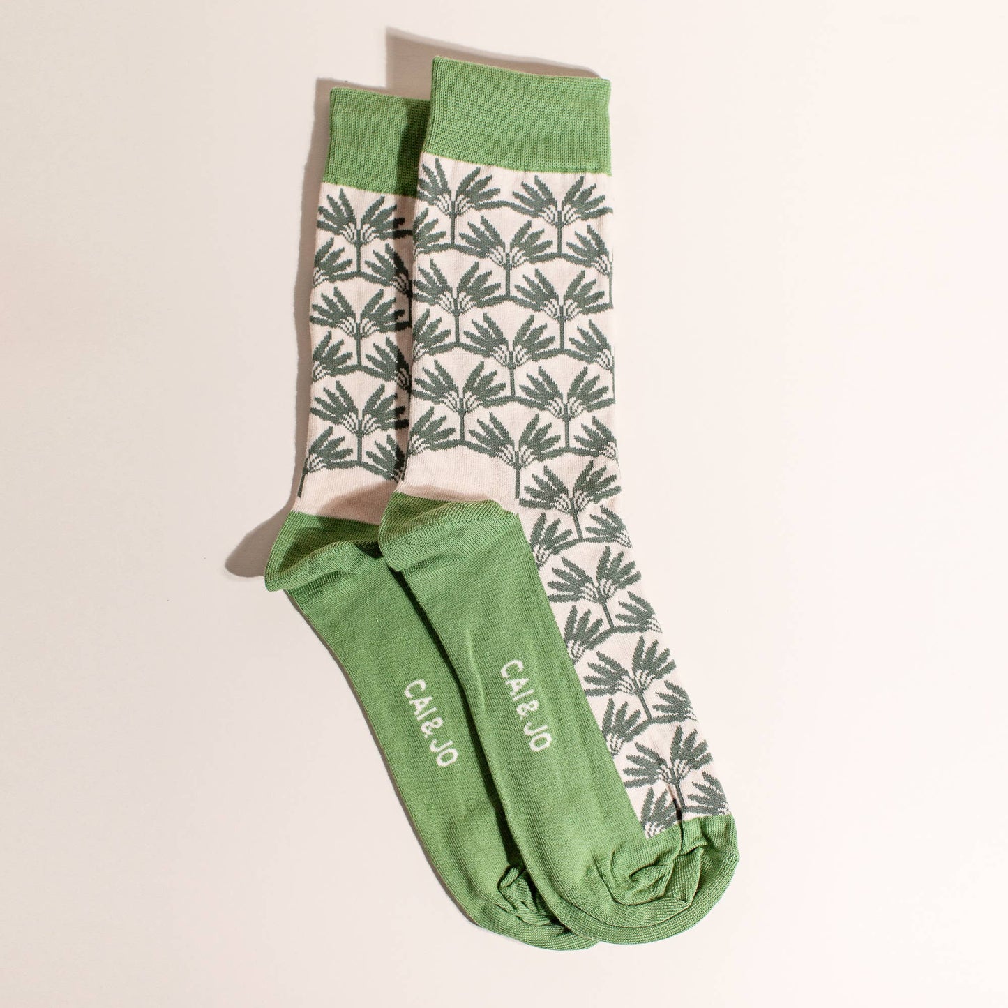 Cai & Jo Palm leaf socks