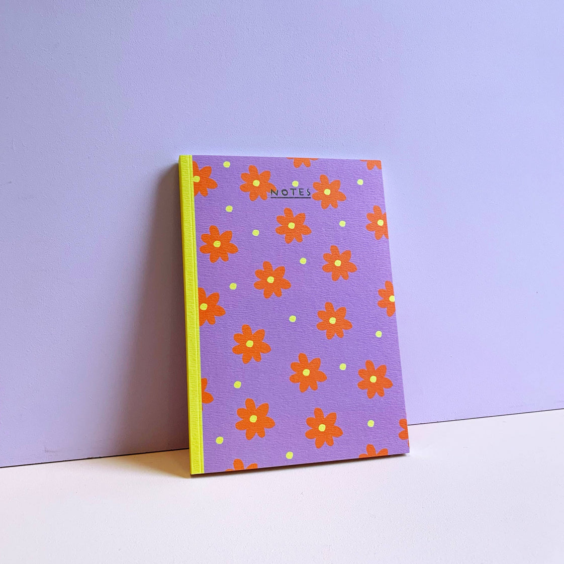 Rumble Cards Floral Pattern Notebook