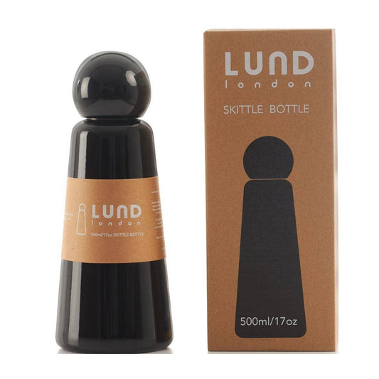 Lund London Skittle Bottle 500ml Midnight Black